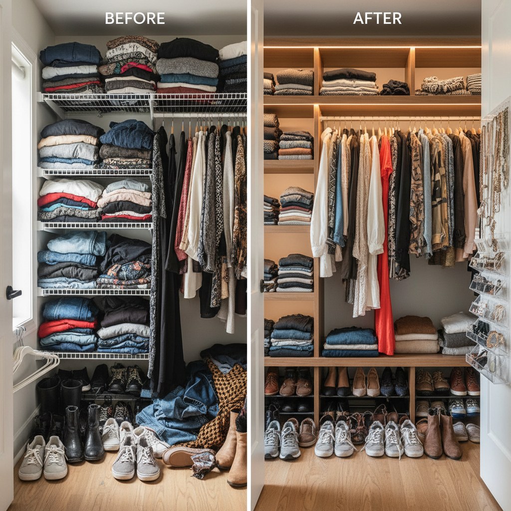 Closet Organization Ideas: DIY Tips for a Functional and Stylish Space result
