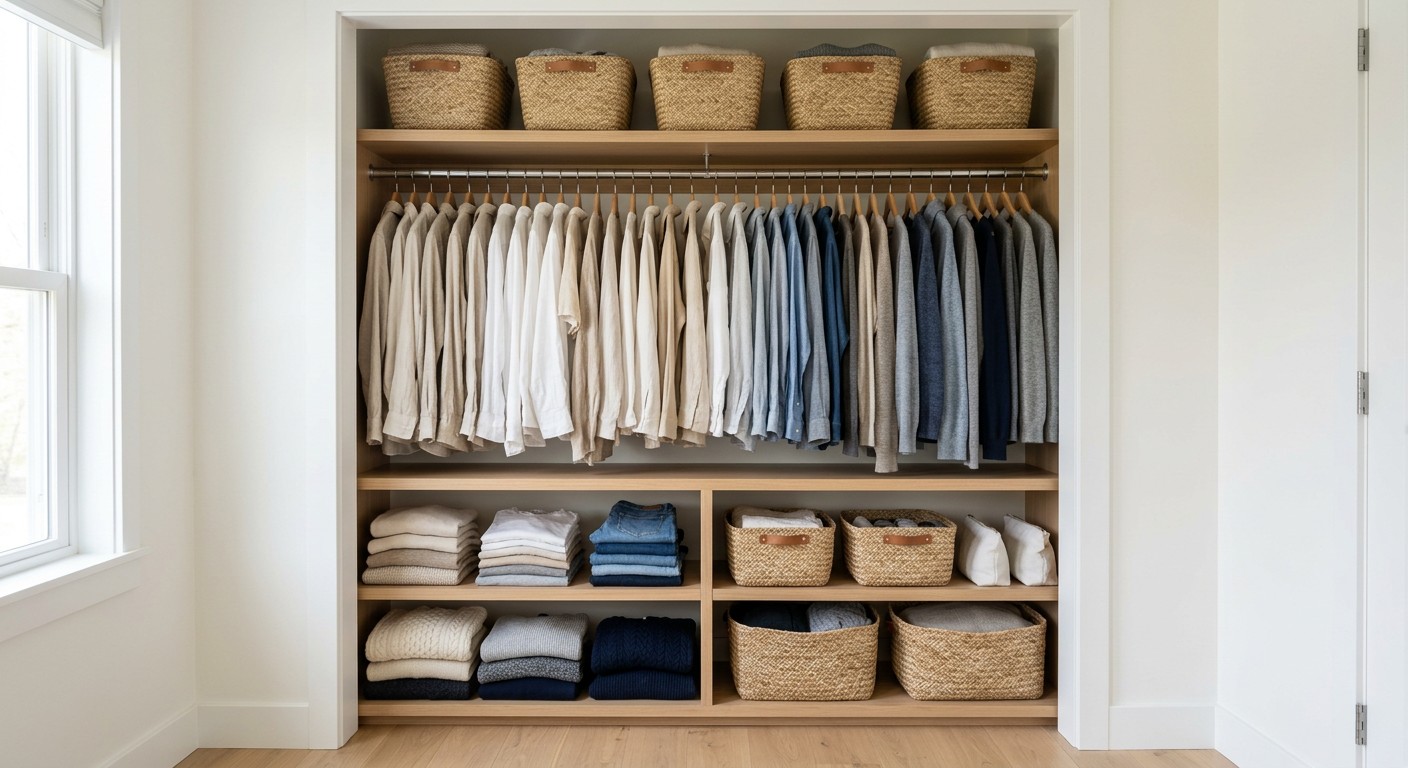 small closet organization ideas - 15 Small Closet Organization Ideas That Actually Work
