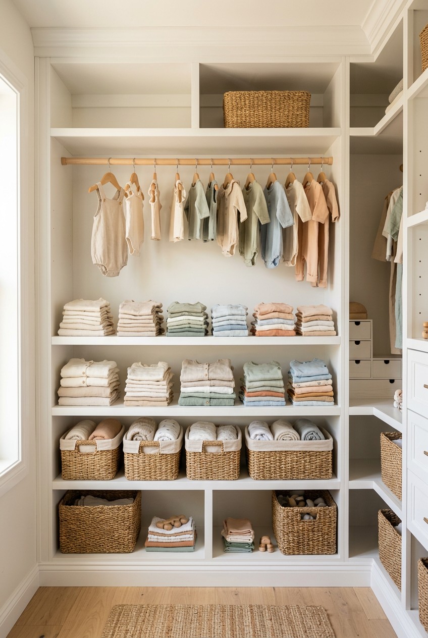 baby closet organization - 12 Baby Closet Organization You Need to See