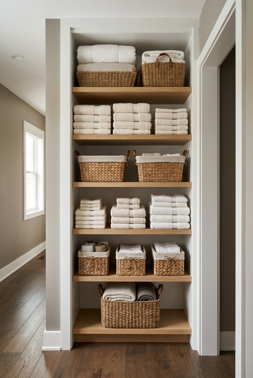 linen closet organization hallway - 12 Linen Closet Organization Hallway That Actually Work