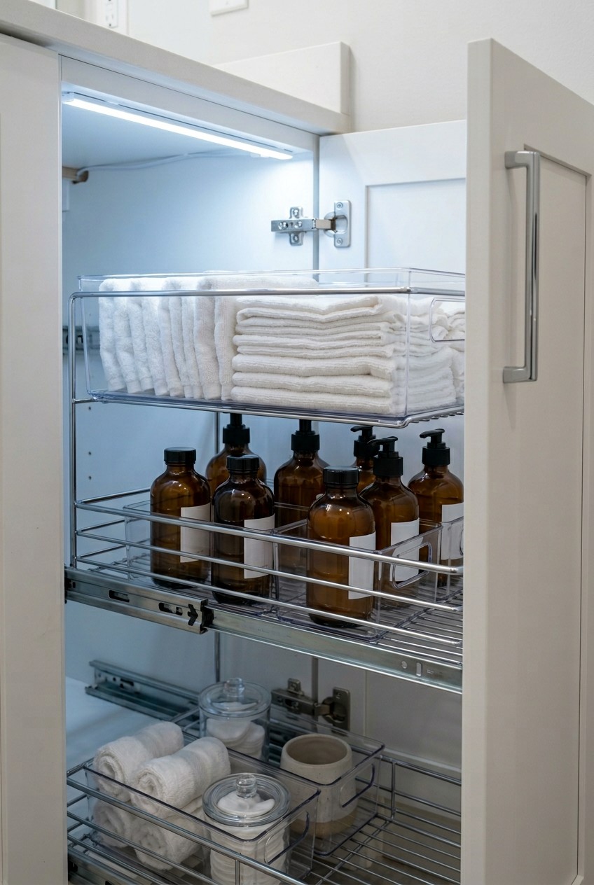bathroom under sink organization - 16 Bathroom Under Sink Organization That Actually Work