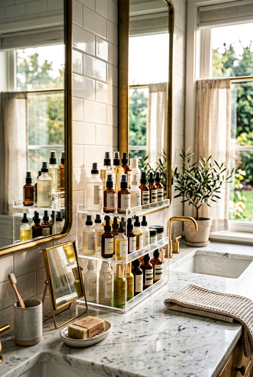 bathroom skincare organization - 13 Bathroom Skincare Organization Worth Trying