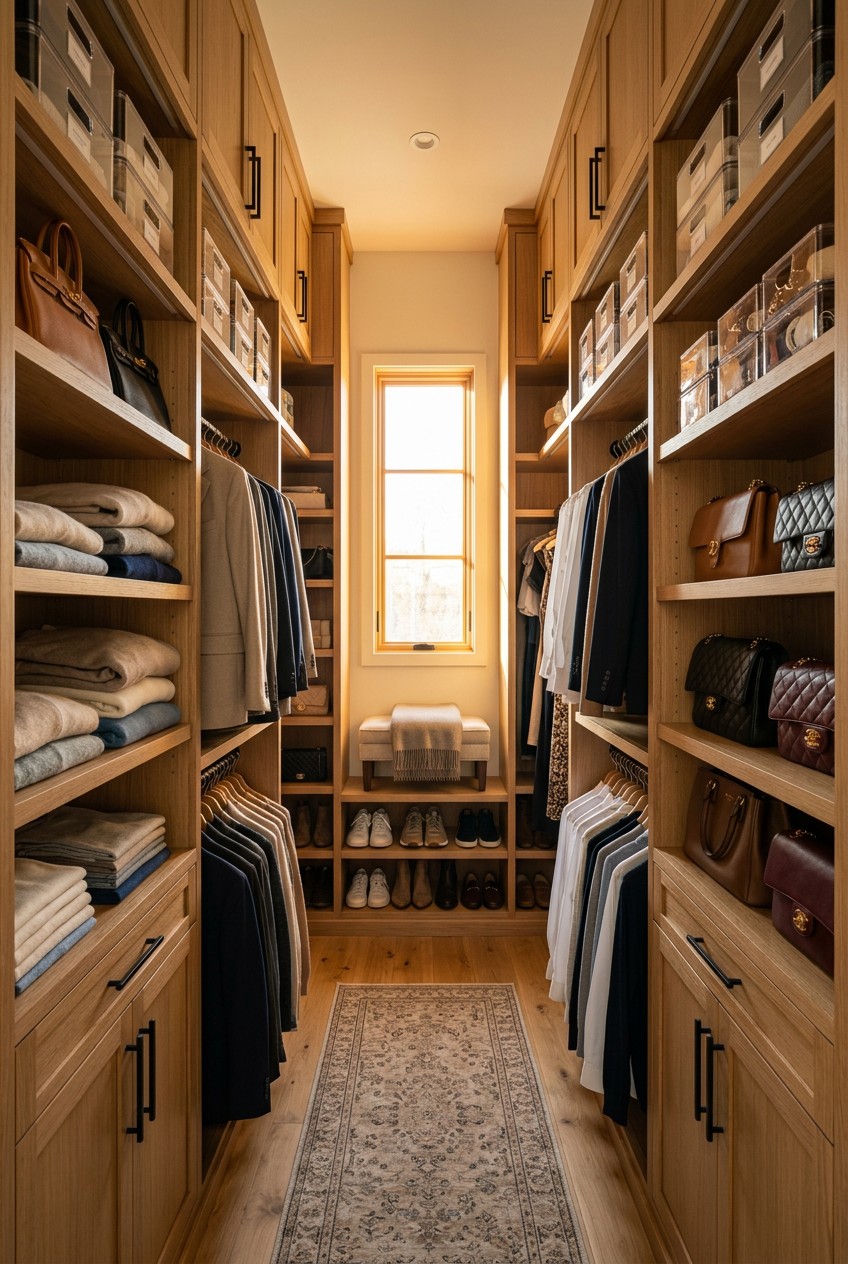 walk in closet organization - 15 Walk In Closet Organization for Every Budget