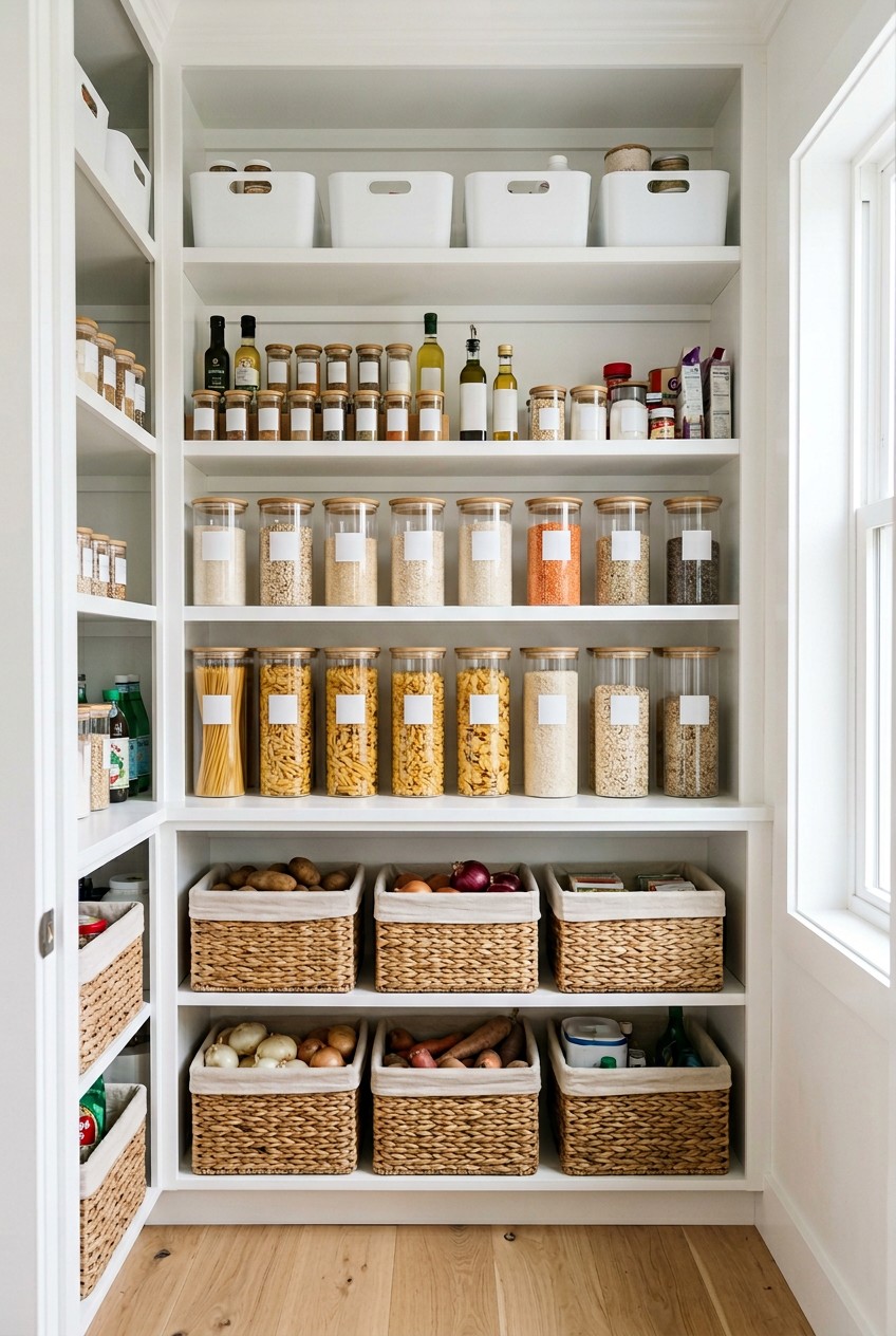 pantry closet organization - 16 Pantry Closet Organization for Every Budget