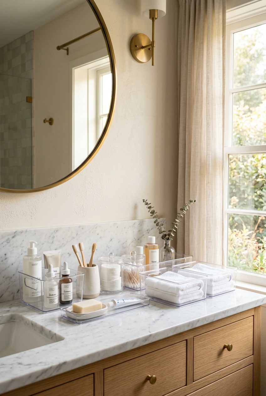 dollar tree bathroom organization - 14 Dollar Tree Bathroom Organization Worth Trying