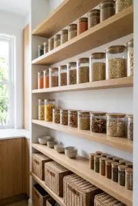 open pantry organization - 12 Open Pantry Organization for Every Budget