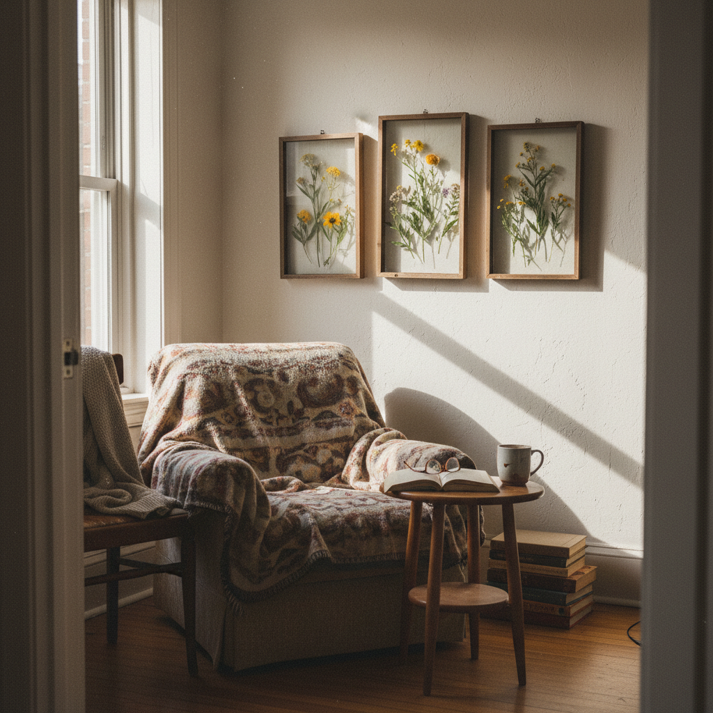 14. Pressed Flower Shadow Boxes